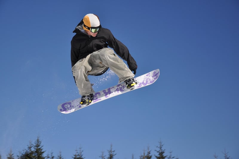 Snowboarding fun